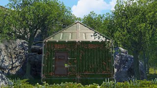 YouTube thumbnail for Spoonkid's video titled 'i lived in a hidden forest base…'