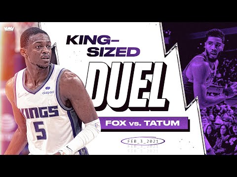 King-Sized Duel: De'Aaron Fox vs Jayson Tatum | Feb. 1, 2021 video clip