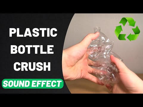 Plastic Bottle Crush Sound Effect Stereo High Quality 96kHz