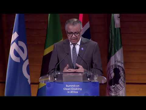 LIVE: Dr Tedros' keynote speech at the Summit on Clean Cooking in
Africa
