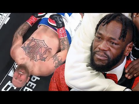 DEONTAY WILDER BREAKS DOWN IN TEARS WORRIED ABOUT ROBERT HELENIUS' SAFETY FOLLOWING VICIOUS KNOCKOUT