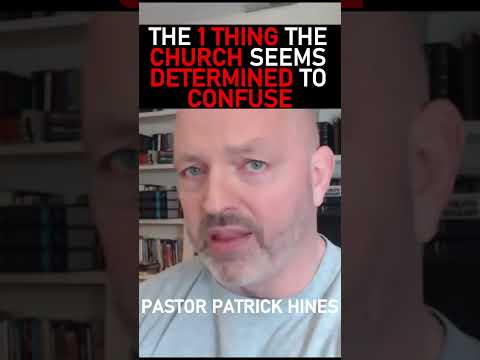 The 1 Thing The Church Seems Determined To Confuse - Pastor Patrick Hines Podcast #shorts #Gospel