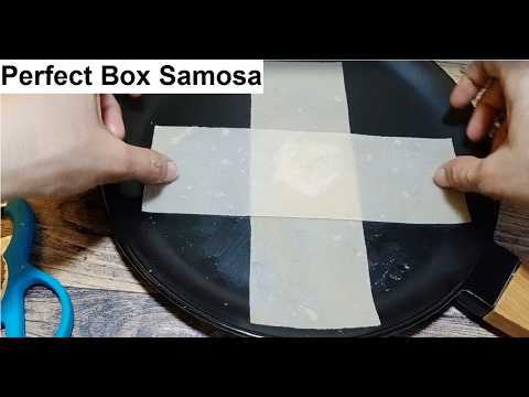How to Fold Box Samosa/Patties | How To Fold Wontons