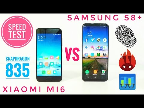 Xiaomi MI6 VS Samsung Galaxy S8 SPEED TEST - Snapdragon 835 - UCf_67twWOb9eYH-HX562r6A