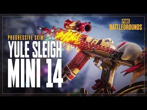 成長型武器スキン「YULE SLEIGH - Mini14」┃PUBG