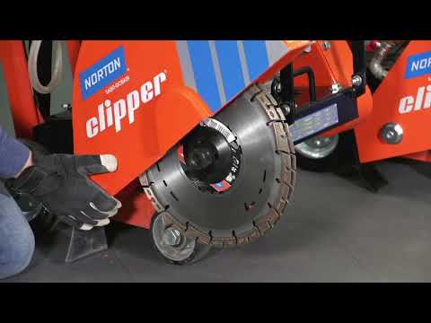 NORTON CLIPPER - How to Properly Install Dual Blades on a Floor Saws ? Step-by-Step Tutorial