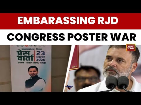 Bihar Poster War: Rahul 'Deleted,' Grand Alliance in Turmoil Before Polls? | India Today