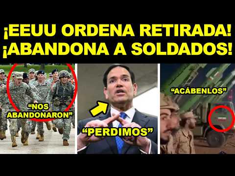 URGENTE! RUBIO ORDENA ABANDONAR SOLDADOS ESTADOUNIDENSES EN IRAN ¡ANUNCIAN RETIRADA!