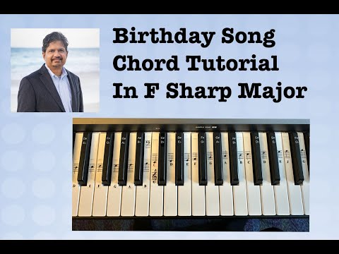 BirthDaySong Chord Tutorial in F# Major.