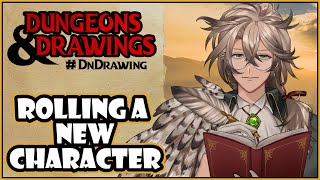 Rolling my third character for #DnDrawing