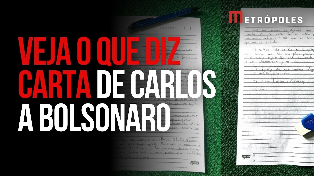 Carlos publica carta para Bolsonaro: “Sua história não termina aqui”