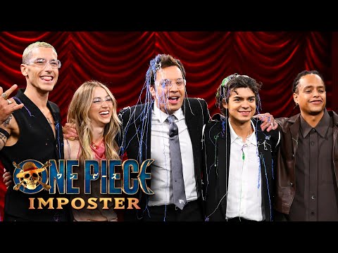 One Piece Imposter with the Cast of One Piece | The Tonight Show Starring Jimmy Fallon