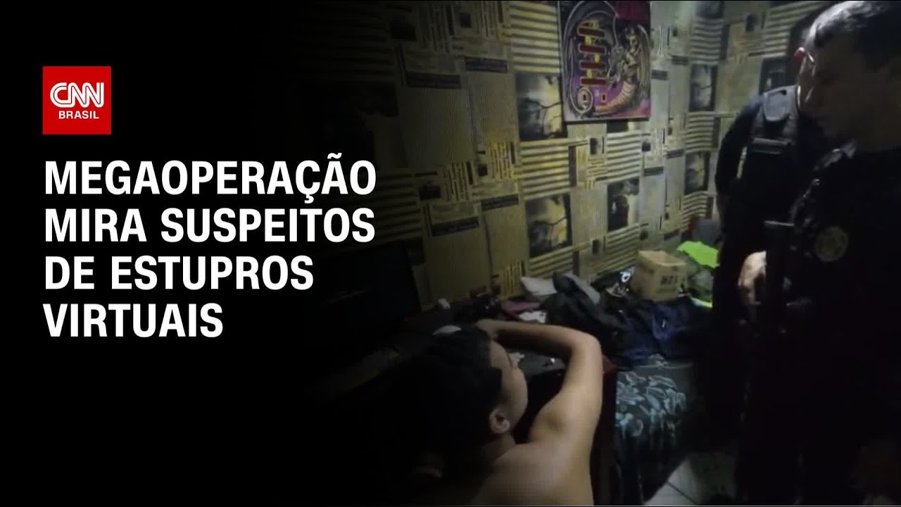 Megaoperação em 9 estados mira rede de estupros virtuais e tortura | CNN NOVO DIA