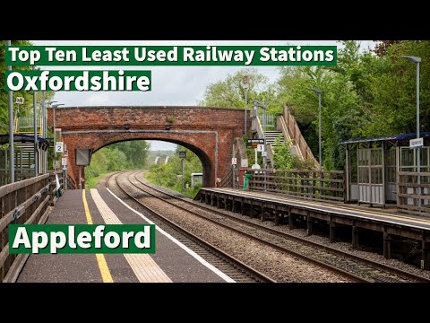 Appleford Railway Station and Level Crossing | Top Ten Least Used Railway Stations In Oxfordshire
