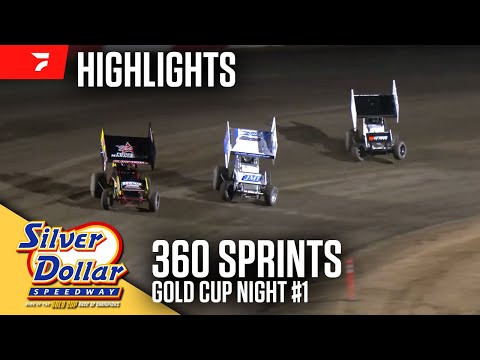 Gold Cup Opener | 360 Sprints at Silver Dollar Speedway 8/20/25 | Highlights - dirt track racing video image