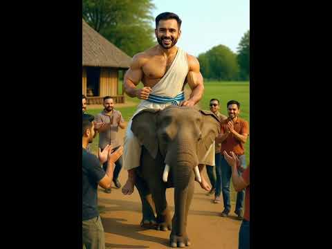 Aadmi or hathi ka nach😅😅#shorts