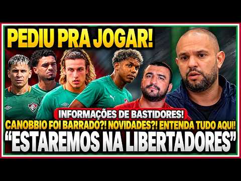 Após eliminação, Fluminense mira vaga na Libertadores de 2027 e pode ter Canobbio contra o Inter