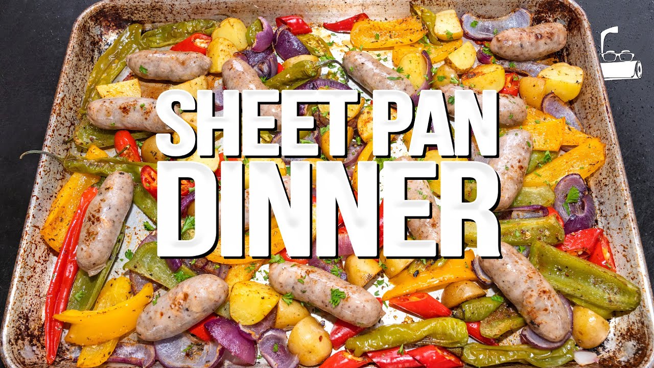 EASY AND DELICIOUS SHEET PAN DINNER | SAM THE COOKING GUY
