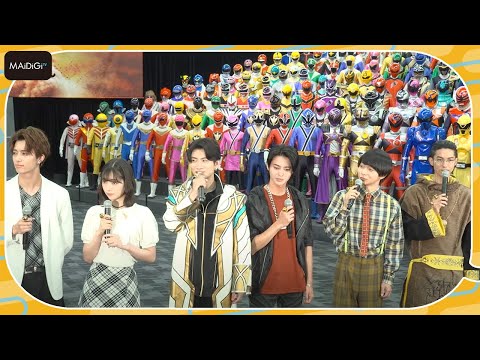「ゴジュウジャー」6人が“300人”の歴代スーパー戦隊に大興奮！冬野心央「今ままで見た景色の中でナンバーワン」