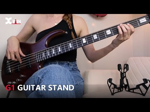 Cosmic Girl by Jamiroquai(bass cover) Anna Sentia | G1 Guitar Stand | Xvive