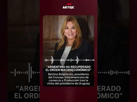 La valoración de Bettina Bulgheroni, presidente del CICyP, tras la visita del presidente de Uruguay