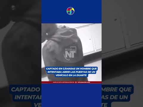 ?INCREIBLE?  ? Ladrón intenta abrir vehículo sin saber que su dueño estaba a dentro ?