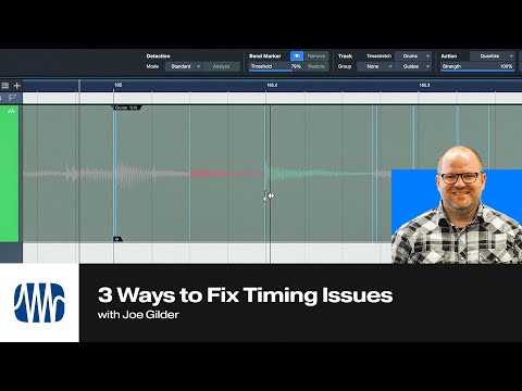 3 Ways to Fix Timing Issues with Your Audio in Studio One | PreSonus