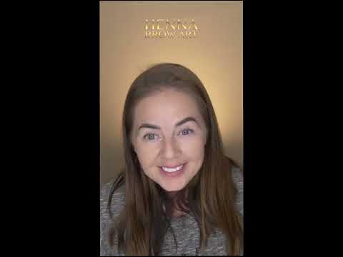 Brow Mapping and Henna Brow Art Tutorial by Aleksandra Maniuse