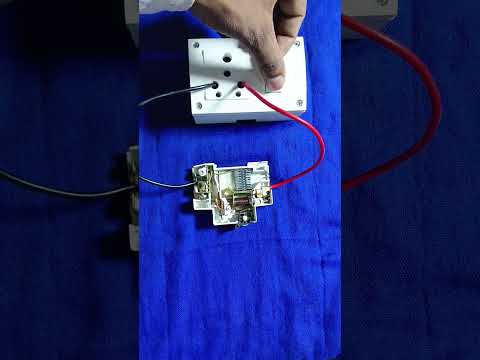 Electrician MCB short circuit video || ⚡💡 #board #wiring #electrician #switch