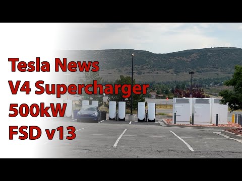 Tesla News v4 Superchargers and FSD v13