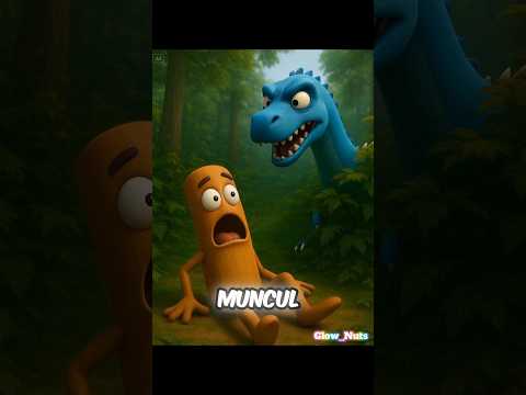 Tung Tung Balik ke Zaman Dinosaurus!! 😱 #tungtungsahur #3danimation #filmpendek #viral #shorts