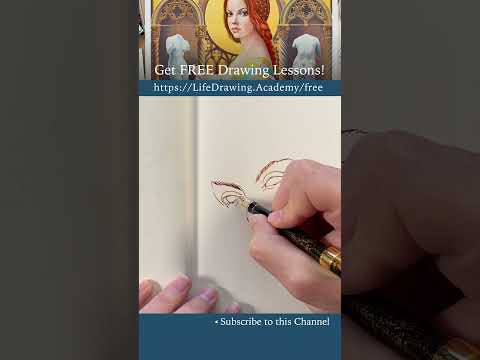 How to Sketch a Female Portrait with Wavy Hair Quick Art Exercise