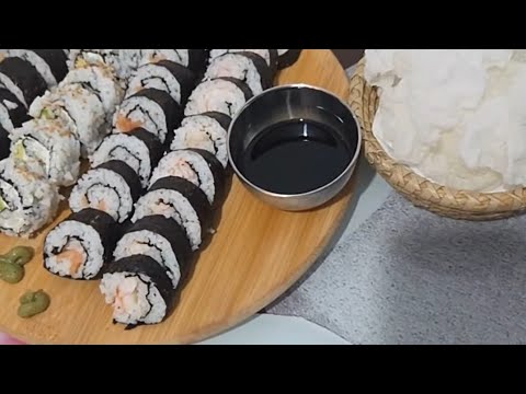 يالاه نوجدو Sushi مع الشيف شيماء Vamos a preparar un delicioso 🍣