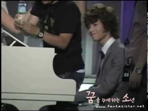 ~Taemin. Before his piano performance.