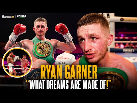 “WHAT DREAMS ARE MADE OF!” ✨ Emotional Ryan Garner on European Title win 🔥