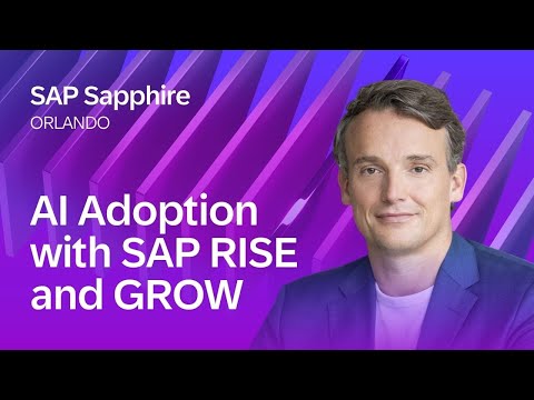 AI Adoption with SAP RISE and GROW | SAP Sapphire Orlando 2026