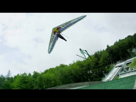 Ski-gliding w/ Peter Prevc & Matjaž Klemenčič - UCblfuW_4rakIf2h6aqANefA