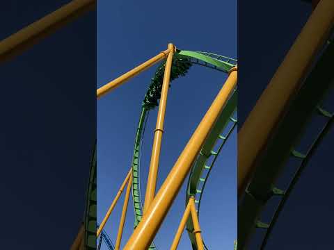 Off-ride Riddler's Revenge At Six Flags Magic Mountain #rollercoasters #sixflagsmagicmountain #ride