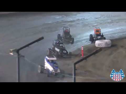 HIGHLIGHTS: USAC Western States Midgets | Bakersfield Speedway | 4/16/2022 - dirt track racing video image
