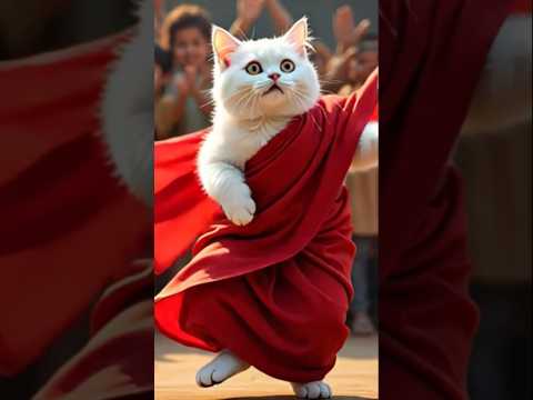 Cat in action #cat #ai #viral #shots #animals #youtubeshorts