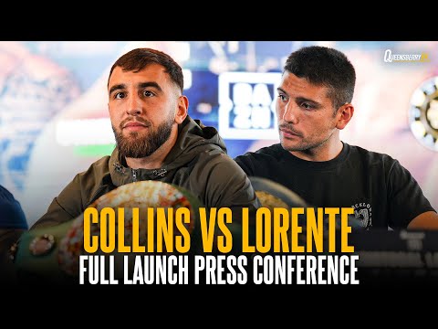FULL Launch Press Conference! Nathaniel Collins vs Cristobal Lorente | The Next King of Scotland 👑