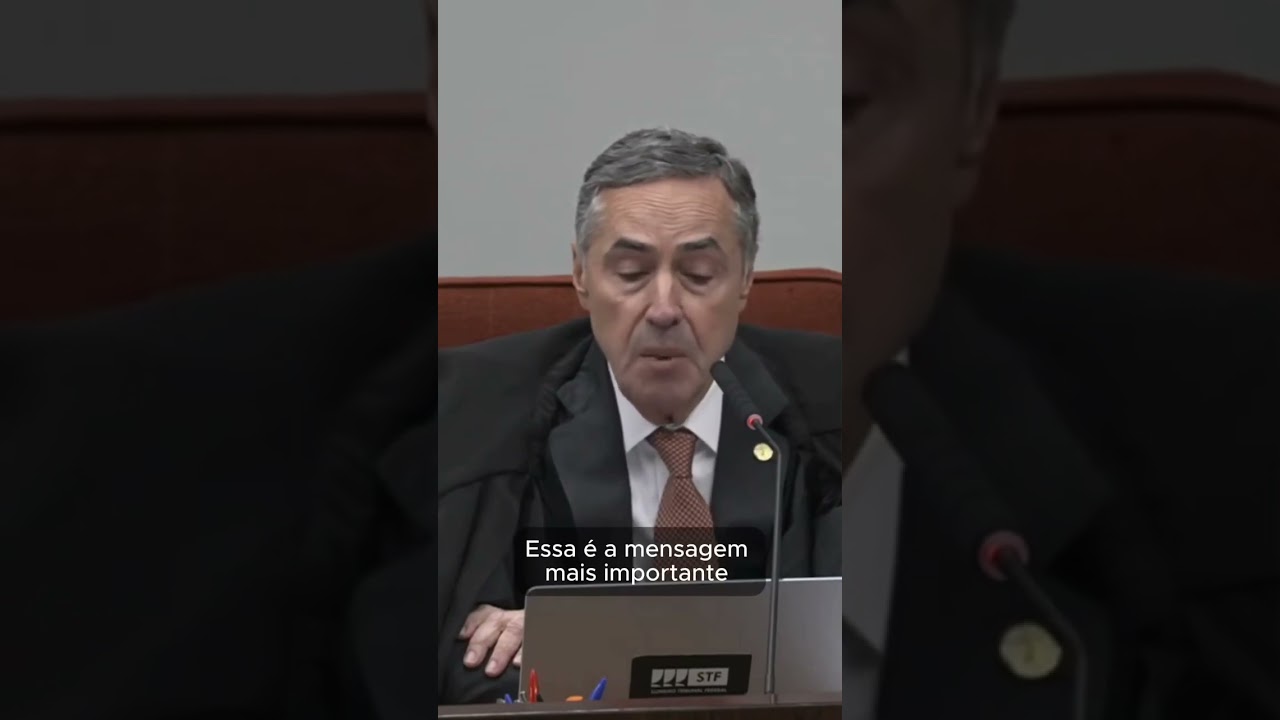Barroso diz que chamar julgamento de “perseguição” é “descolado da realidade”