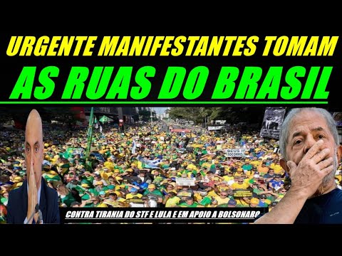 MANIFESTANTES TOMAM AS RUAS DO BRASIL