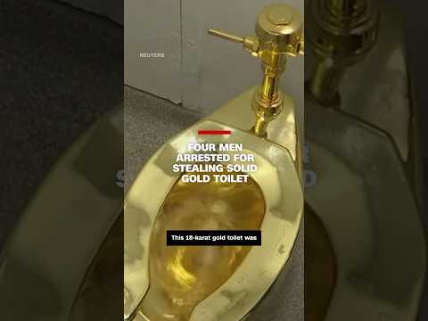 Four men arrested for stealing solid gold toilet