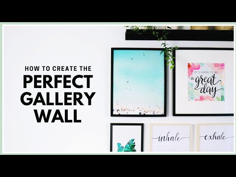 How to Create & Arrange the Perfect Gallery Wall | DIY Gallery Wall Art