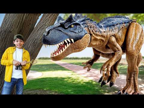 Wild Dinosaur Stories for Kids | Dinosaur Become Alive In the Park with Jason
