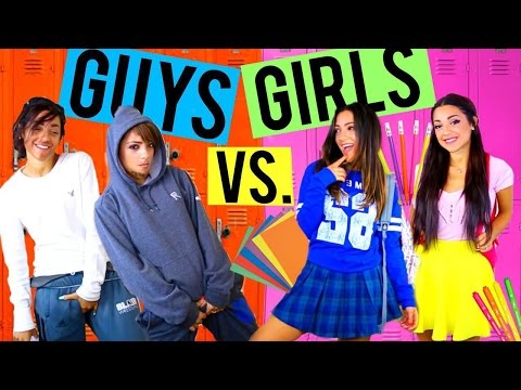 Guys vs. Girls in HIGH SCHOOL! Niki and Gabi - UCuVHOs0H5hvAHGr8O4yIBNQ