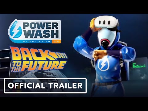 PowerWash Simulator VR x Back to the Future - Official Meta Quest Launch Trailer