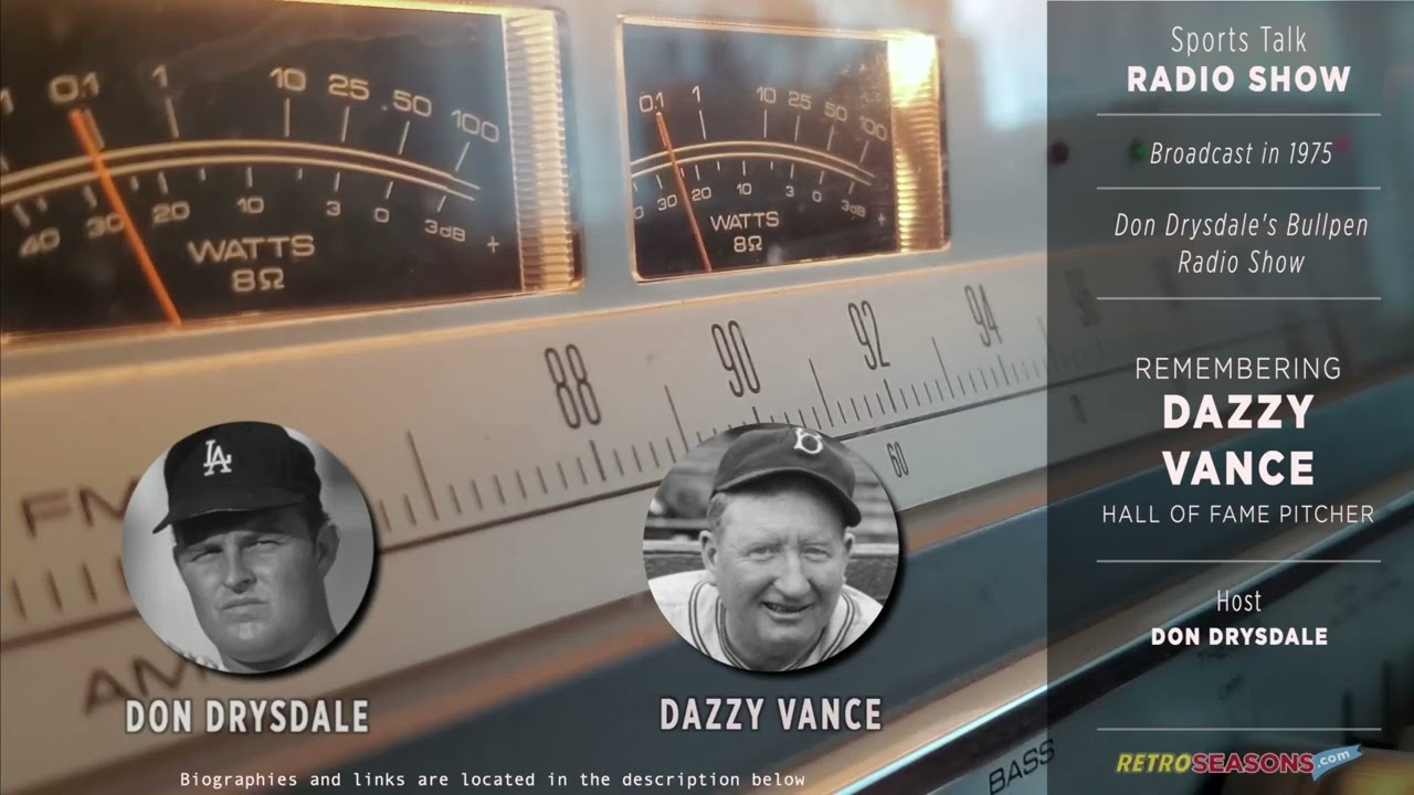 Don Drysdale remembers Dazzy Vance's First Game video clip