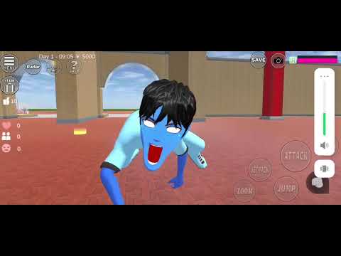 A zombie into Sakura school simulator 🔥🥶😲🫨😱🤯🥵🔥#sakuraschoolsimulator #zombie #monster 